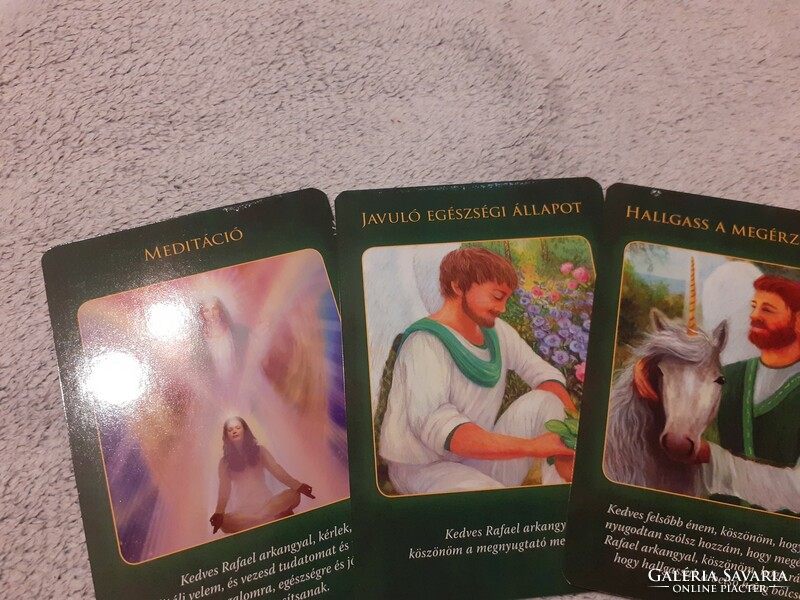 Archangel Raphael healing divination card