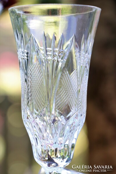 French lead crystal champagne glasses