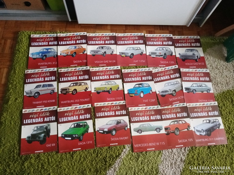 Deagostini's legendary cars of old times are only news 46 pieces 20000ft Óbuda