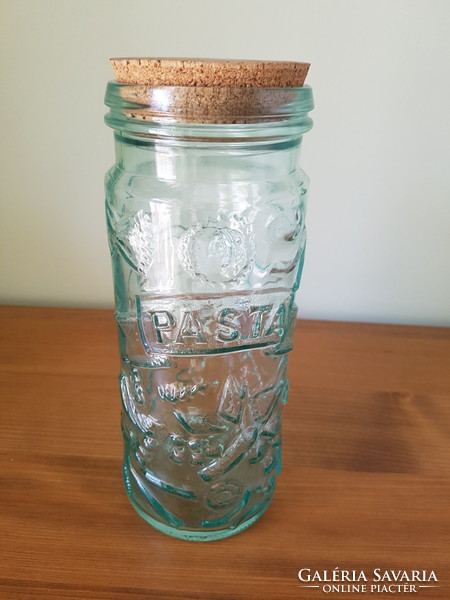 Country-style pasta storage jar