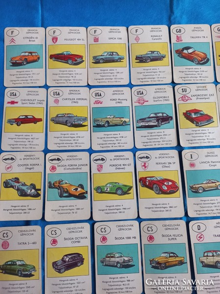Autós kártya, 1965