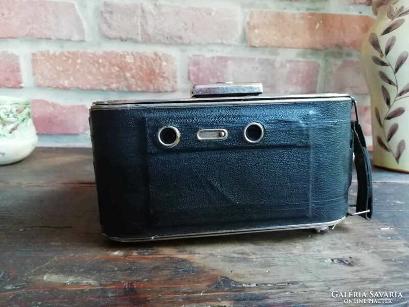 Bettax 1931-es fényképezőgép, korának megfelelő állapotban, harmonikás kézi fényképező, fotó gép