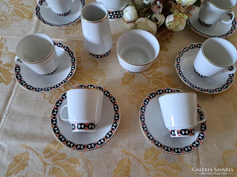 German porcelain coffee set