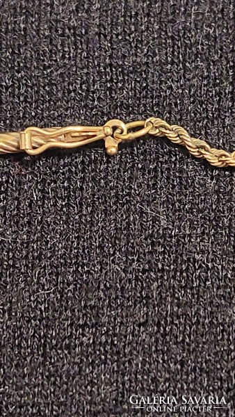 Különleges csavart 14karátos arany nyaklánc.48cm !sùlya:5,41gramm
