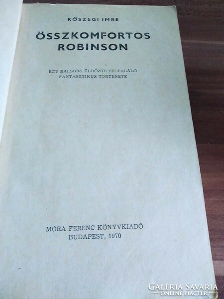 Dolphin book, Imre Kőszegi: all-comfortable Robinson, 1970