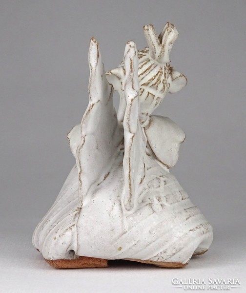 1O050 éva kovács orsolya ceramic angel figure 8 cm