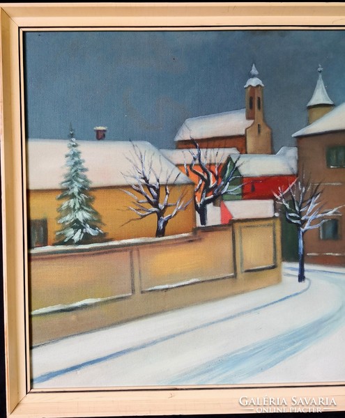 Fk/401. – Ferenc Belánszky – snowy streets of Vác