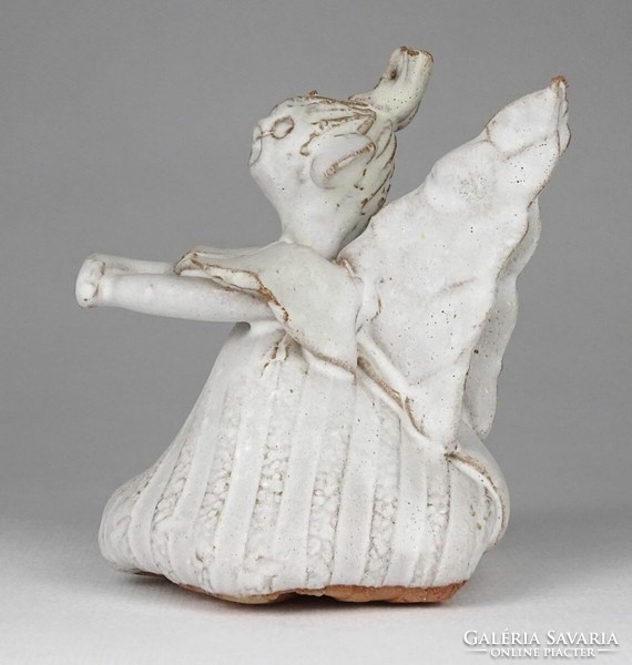 1O050 éva kovács orsolya ceramic angel figure 8 cm