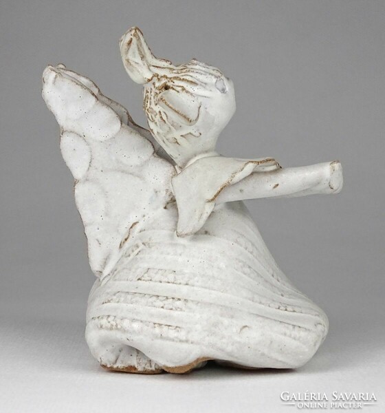 1O050 éva kovács orsolya ceramic angel figure 8 cm