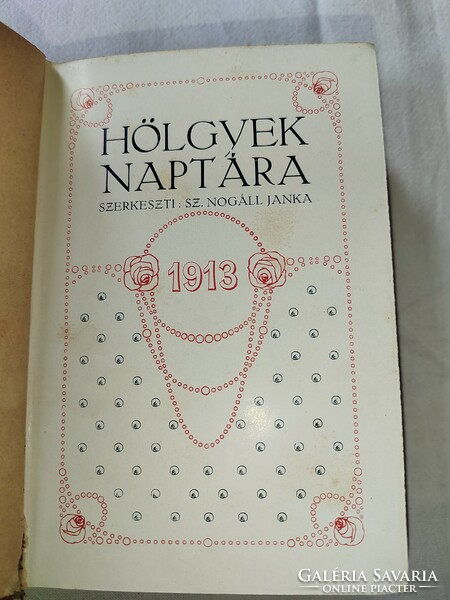 Sz. Nogáll Janka ladies' calendar 1913