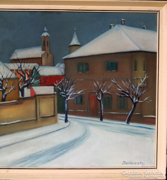 Fk/401. – Ferenc Belánszky – snowy streets of Vác