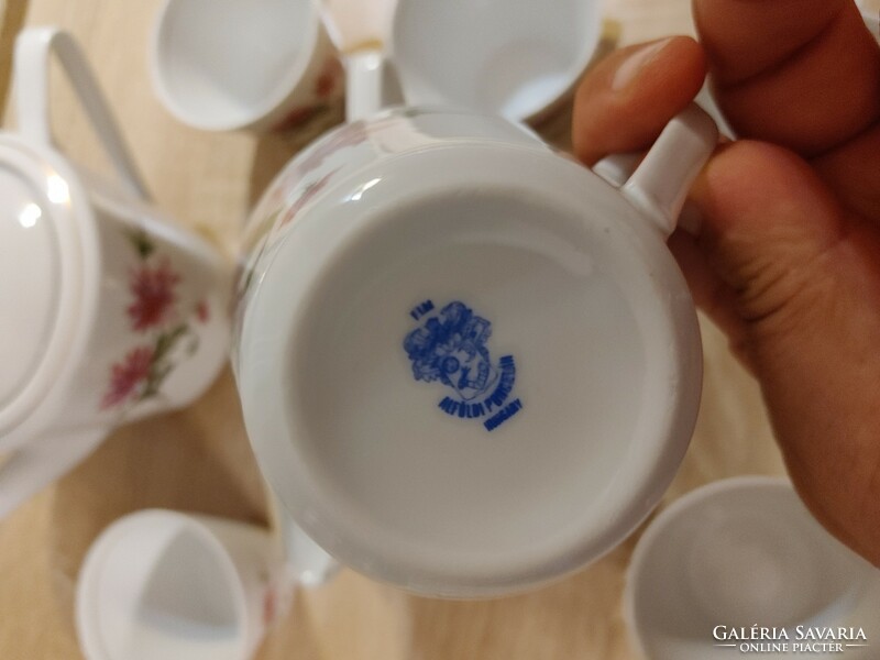 Alföldi szegfűs porcelán kávés-teás készlet-nem teljes -kérésre  darabra is