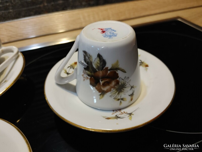 Alföldi virágos porcelán kávés készlet-nem teljes -kérésre  darabra is