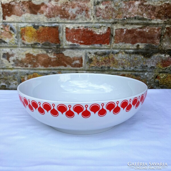 Alföldi bella 207 large round porcelain bowl with gabriella pattern
