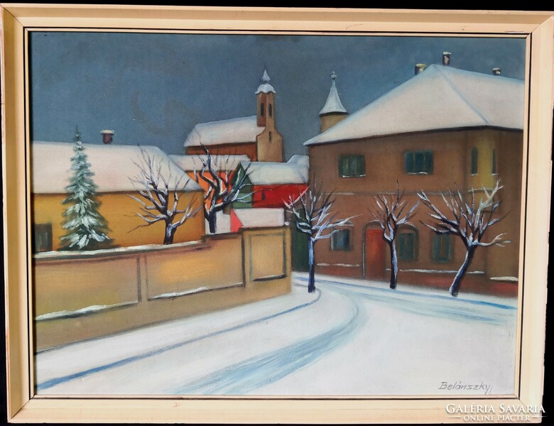 Fk/401. – Ferenc Belánszky – snowy streets of Vác