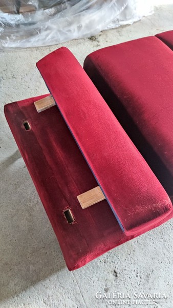 Velvet sofa