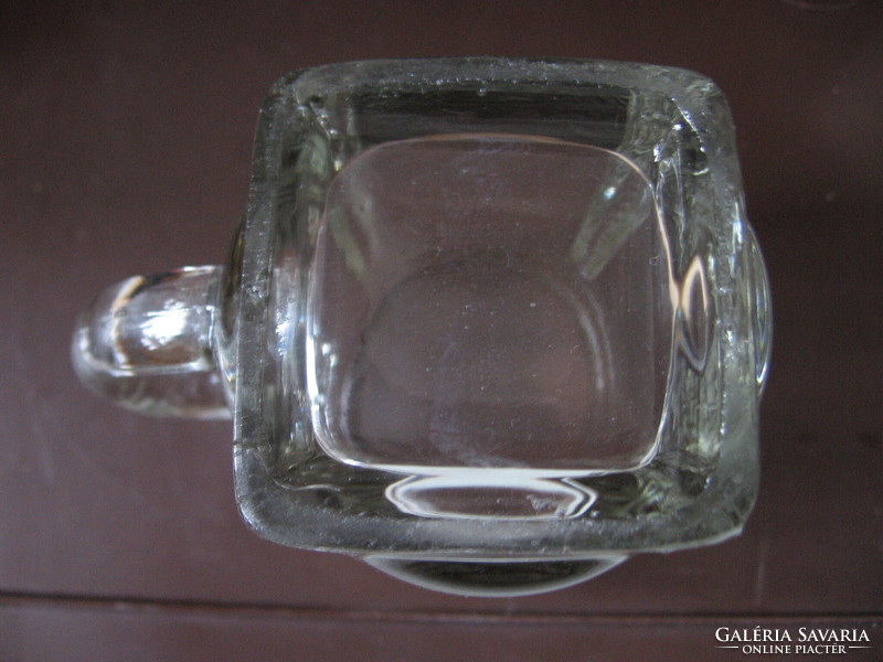 Antique small, mini glass jar