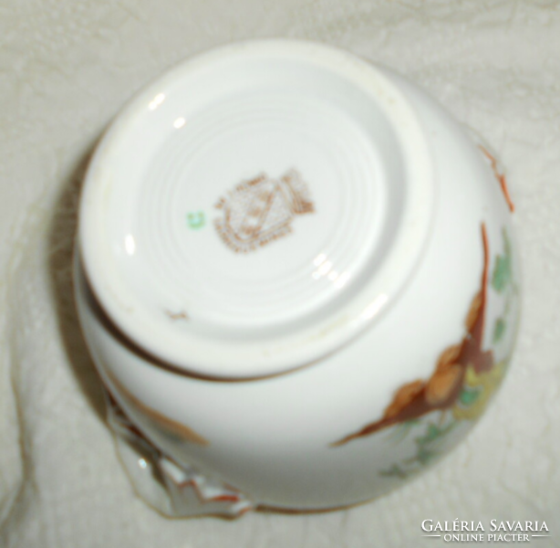 Antique Sarreguemines porcelain earthenware pot