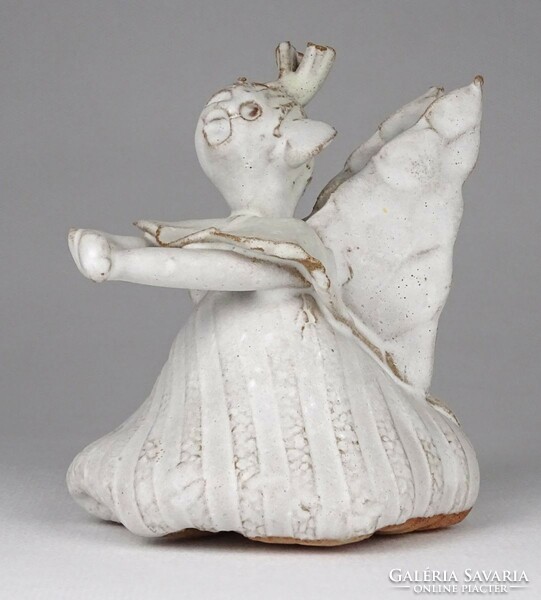1O050 éva kovács orsolya ceramic angel figure 8 cm