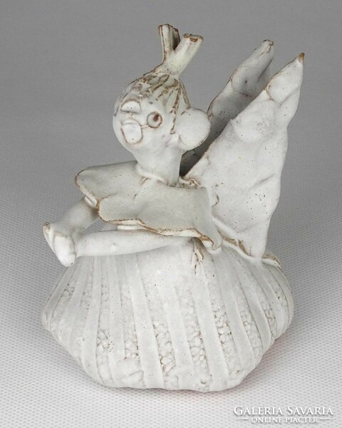 1O050 éva kovács orsolya ceramic angel figure 8 cm