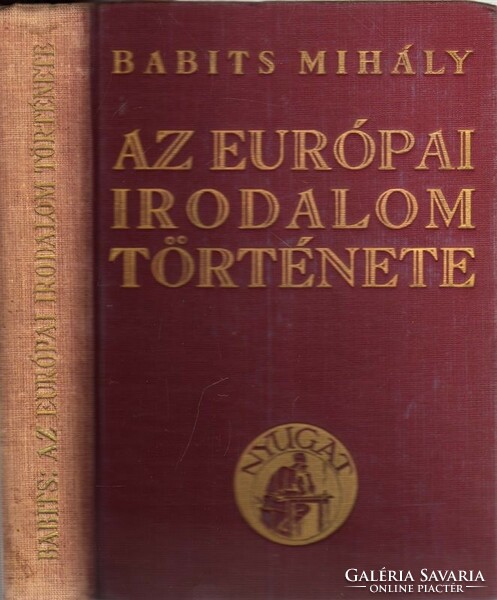 Babits Mihály. Az európai irodalom története