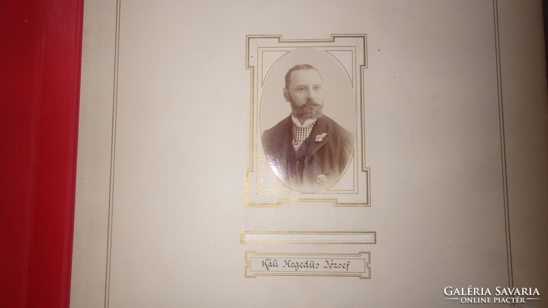 Thallmayer és Seitz cég emlékkönyv a dolgozóktól 27 db fotóval 1889-ből
