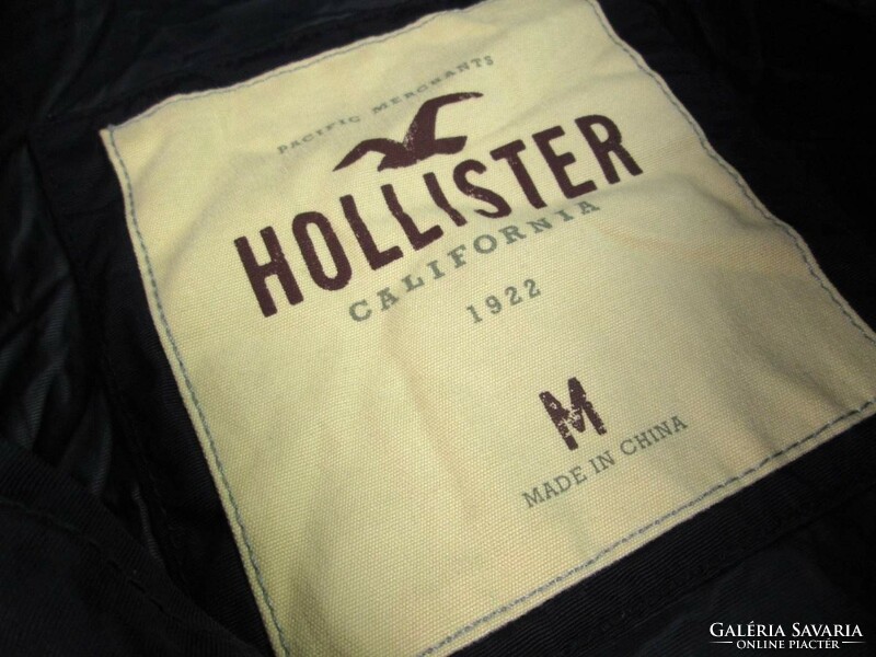 Original Hollister (m) sporty night dark blue women's windbreaker / transitional jacket