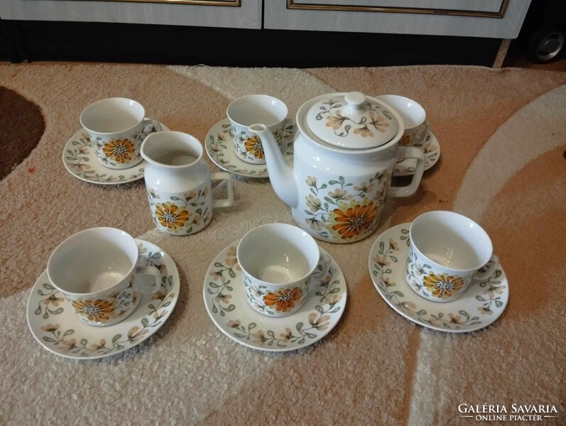 Retro Thun Emma csehszlovák porcelán kávéskészlet
