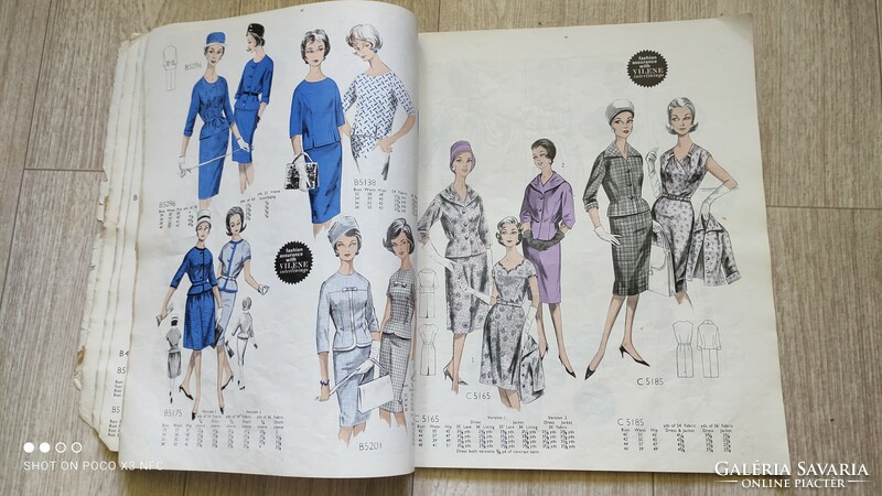 Vintage Maudella Patterns divat újság 2 darab