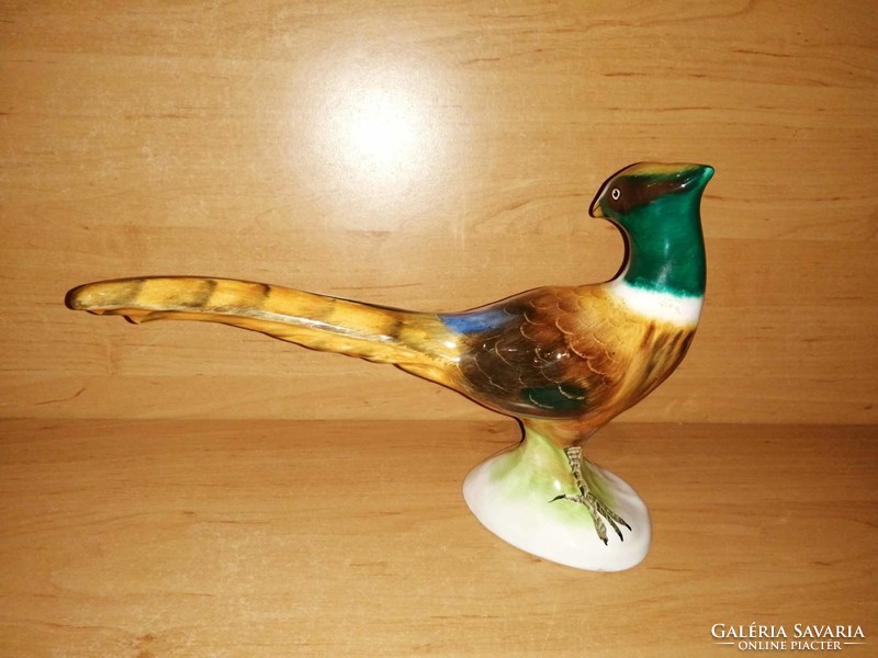 Bodrogkeresztúri kerámia nagy méretű madár figura - hossza 25 cm (po-2)