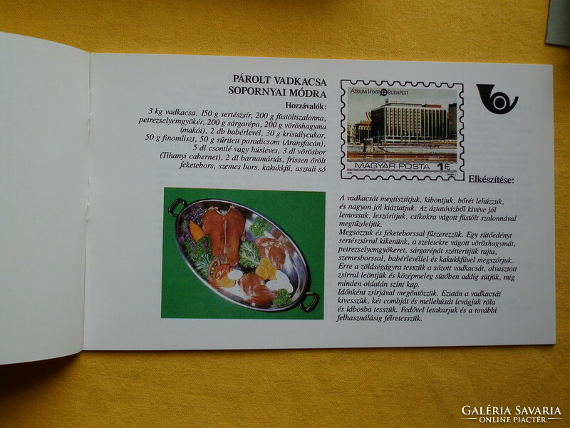 Booklet of stamps according to the pictures - 1988. Ducks (in English and Hungarian) (2,500 HUF)