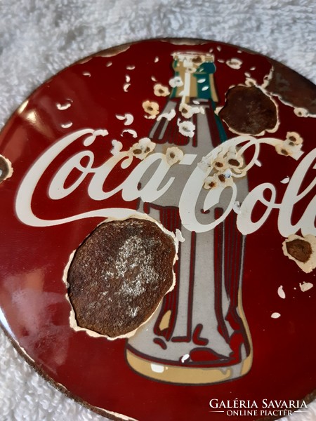 Régi Coca Cola zámánctábla