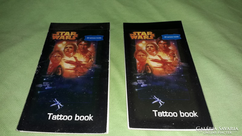 Retro star wars sticker album / tattoo book - stickers for 20 flawless pieces according to the pictures