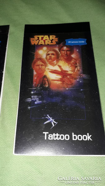 Retro star wars sticker album / tattoo book - stickers for 20 flawless pieces according to the pictures