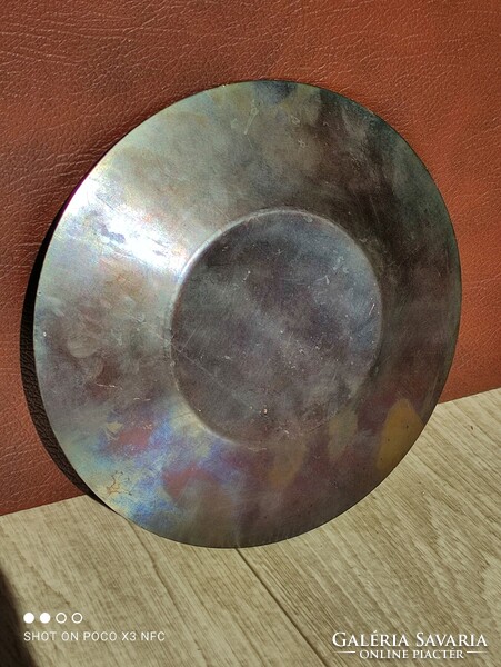 Industrial copper bronze bowl