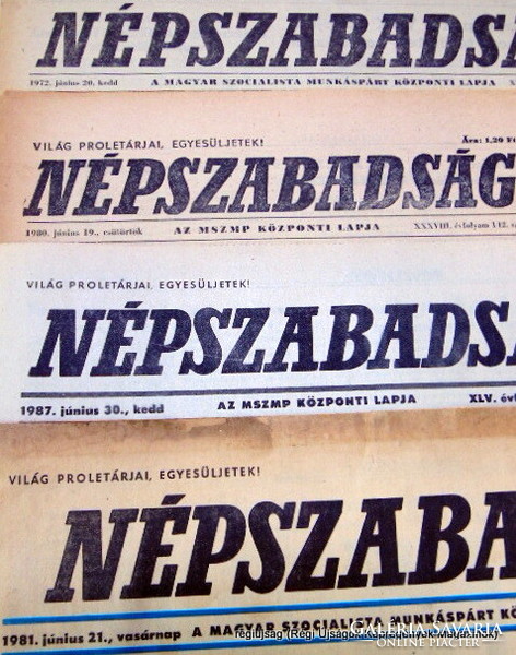 1989 október 10  /  NÉPSZABADSÁG  /  Szülinapi eredeti újság :-) Ssz.:  20010