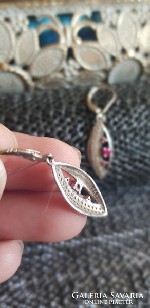 Silver set (earrings, horse pendant)