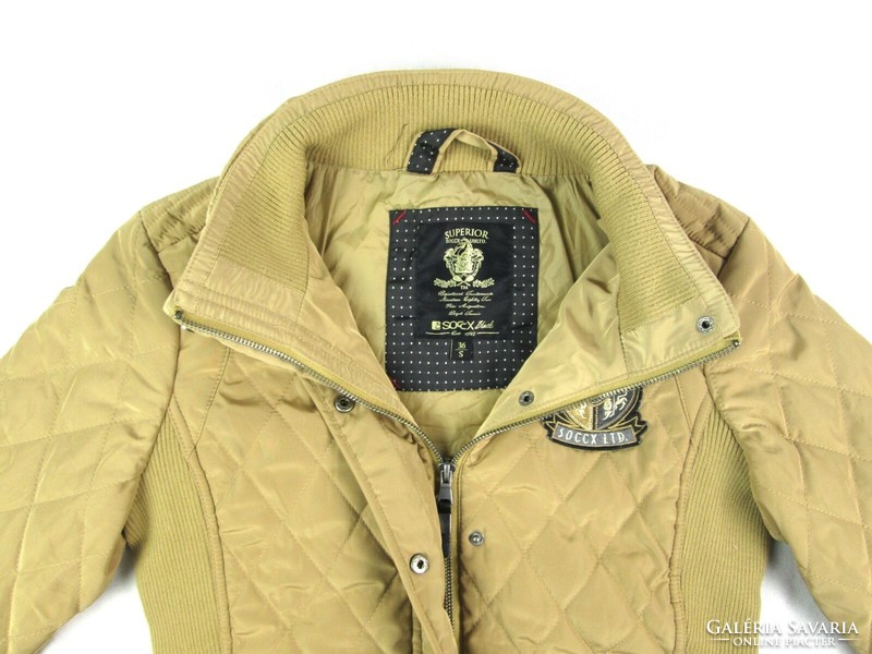 Original soccx (camp david) (s) women's quilted transition jacket / jacket