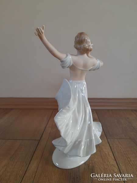 Régi Wallendorf porcelán táncosnő