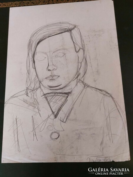 Pencil drawing portrait for sale