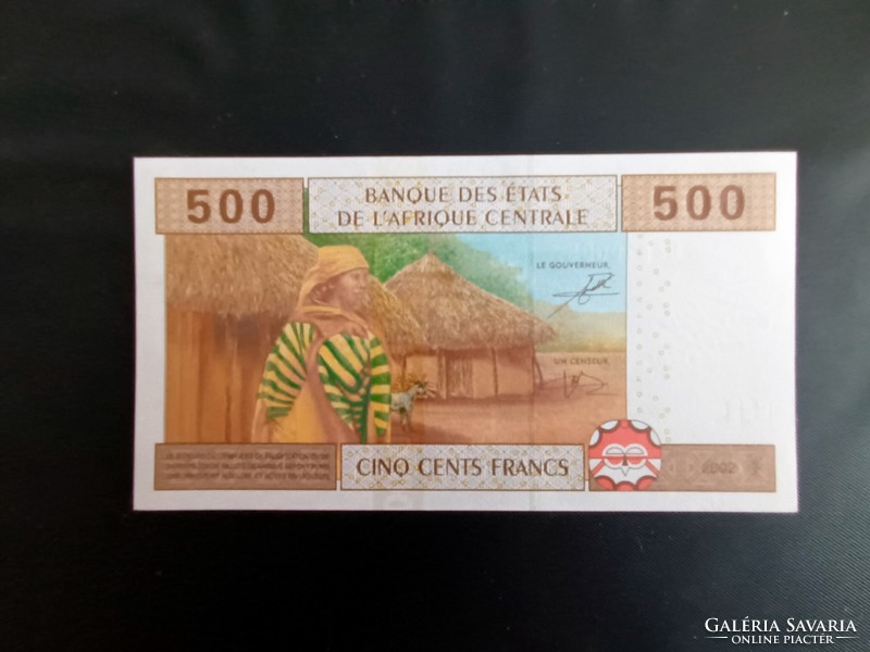 Közép-Afrikai Államok Kongó 500 Francs 2002 UNC