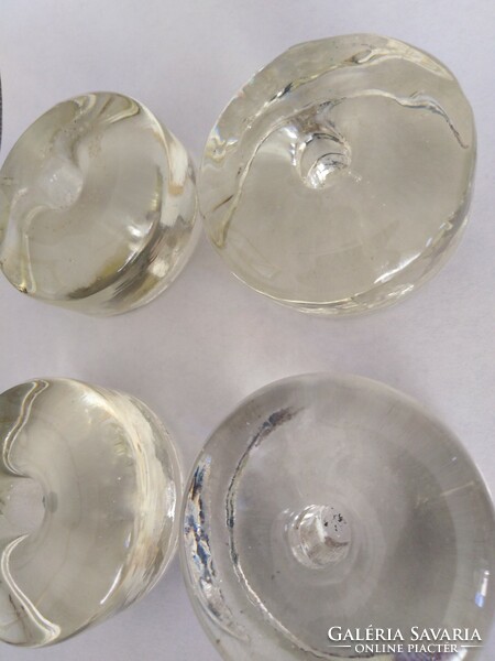 Glass paperweight - 4 pcs