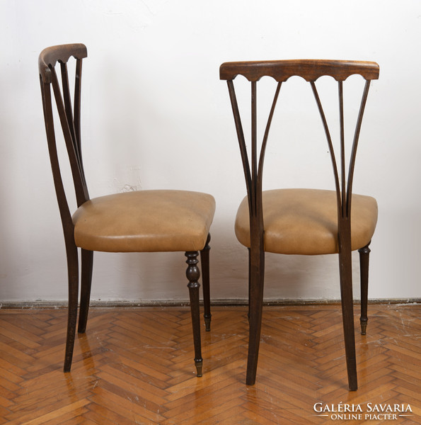 Pair of dining chairs - Art Nouveau style
