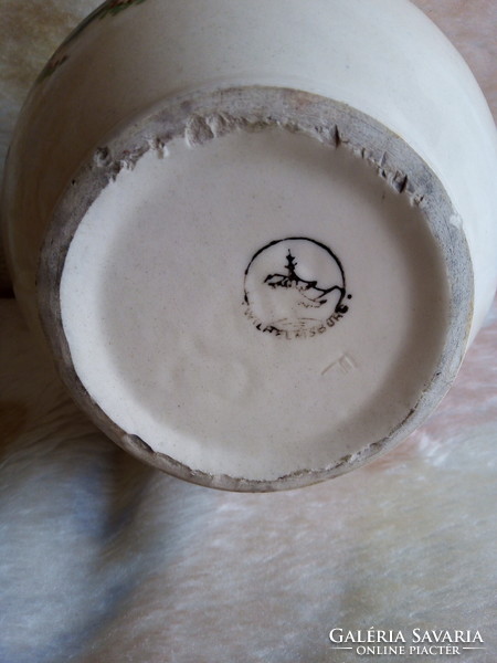 Old wilhelmsburg porcelain harvest jar, pitcher