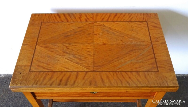1O114 antique cherry wood folding table