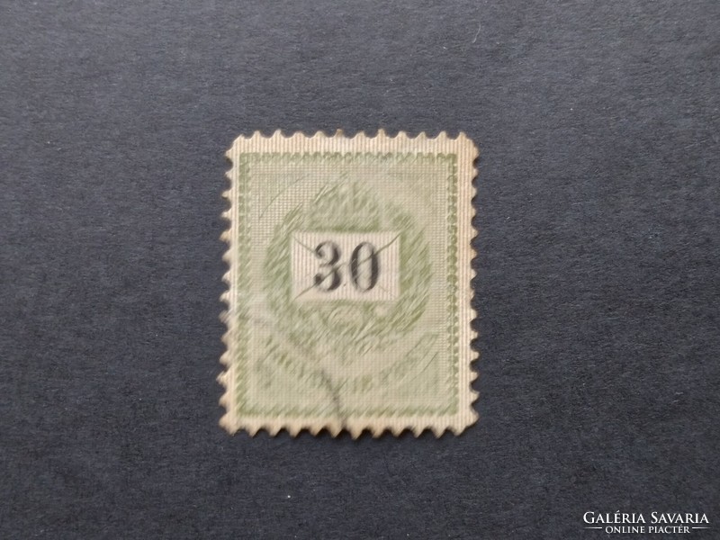 1889 Black number 30 kr. B 11 1/2 g3