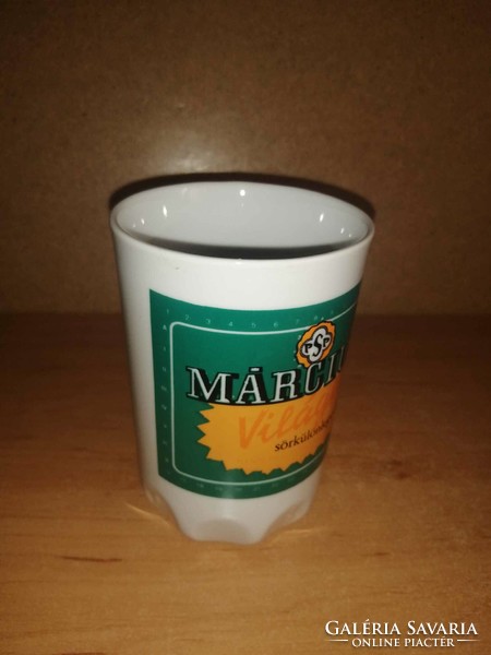 Zsolnay porcelain mug with March light beer specialty (27/d)