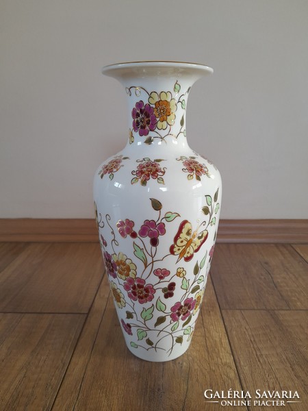 Zsolnay Pillangó mintás porcelán váza