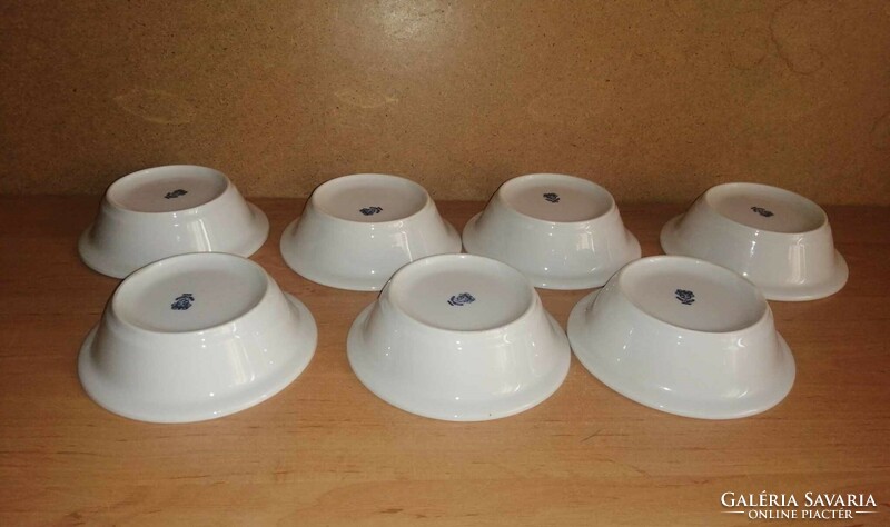 Alföldi porcelán kompótos savanyúságos tányér tálka - 6 db egyben (32/d)