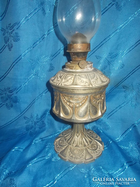 Antik nagyméretű szecessziós petróleum lámpa